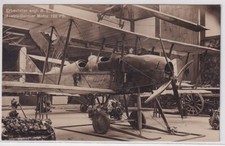 903632 Foto Ak Erbeuteter engl. B.E. Doppeldecker (Austro-Daimler Motor) um 1920