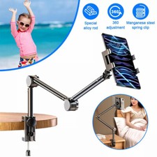 Tablet Halterung Desktop Tisch Bett Ständer 360° Schwanenhals Ipad Handy Halter