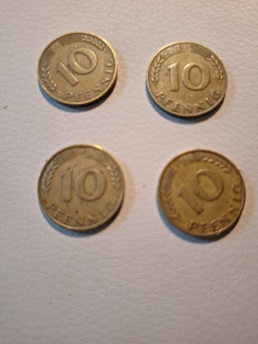 Kompletter satz pfennig - satz, 10