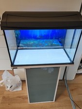 Tetra Aquarium 60L mit Unterschrank, Gebraucht, ohne Fische, Mit Viel Zubehör