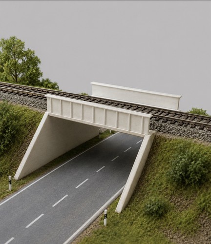 Brücke durchfahrt gelände - h0,