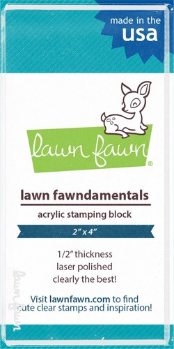 Lawn fawn acryl stempelblock - fawn,, acryl-stempelblock