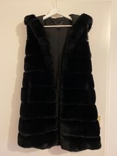 Fellweste tiefschwarz