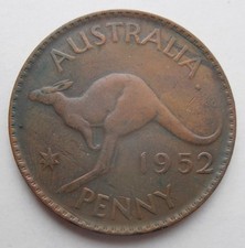 AUSTRALIEN PFENNIG 1952 PERTH