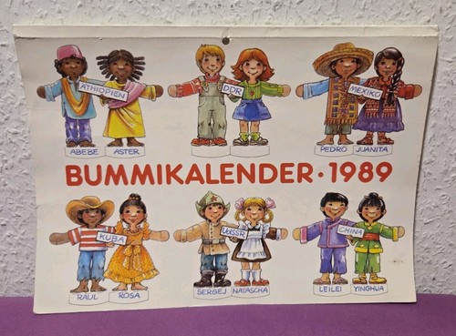Ddr bummi kalender 1989 - -bummi-kalender, 1989-