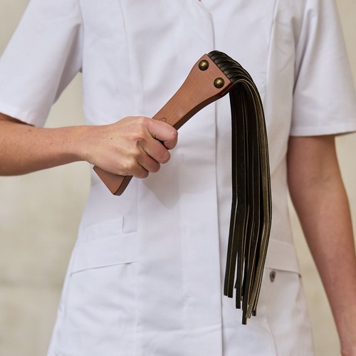 Echtleder flogger handmade - echtleder,