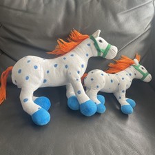 Pippi Langstrumpf Pippis Pferd Kleiner Onkel 30 cm und 22 cm Micki Stofftier 4