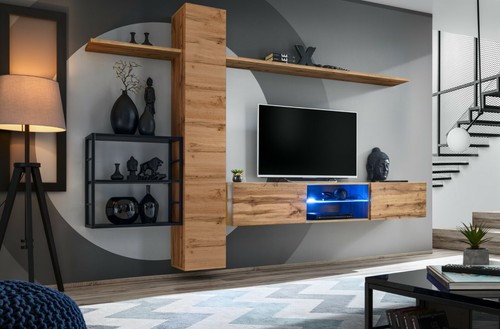 Anbauwand wohnwand schrankwand - anbauwand,