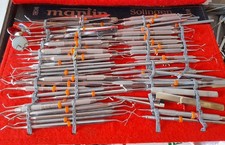 Klinikkoffer Zahnmedizin Klinikerkasten Zahnarzt, viele Instrumente, Liste Uni