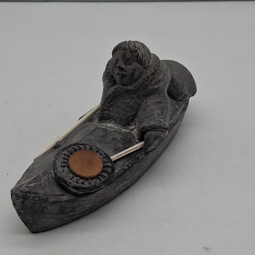 Vintage inuit figur - vintage,