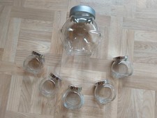 IKEA - 6kl. Aufbewahrungsgläser, ca. 8 cm hoch, Glas????????