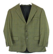 Burberry Barrie-S Blazer Herren Groß Einreihig Wolle Muster