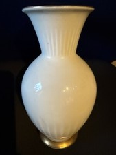 Porzellanvase Vase cremeweiß