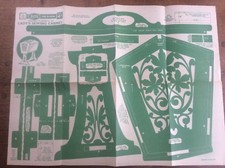 Vintage Hobbies Magazine Design Sheet Lady’s Sewing Cabinet 