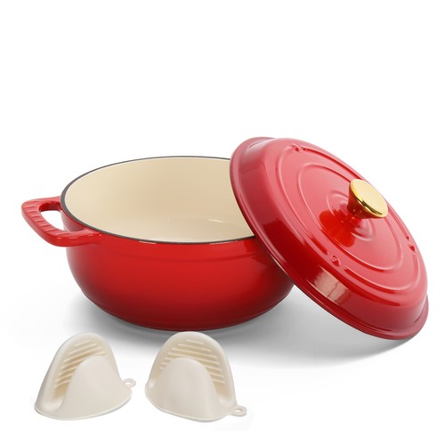 5qt emaille gusseisen kochtopf - emaille,