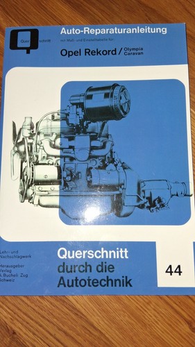 Reparaturanleitung opel rekord - reparaturanleitung,
