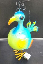 Gartenfigur Wackelfigur Pfau
