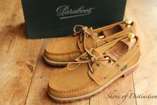 Paraboot Tan Suede Boat Deck