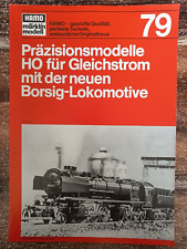 HAMO Märklin Modell Prospekt Präzisionsmodelle H0 für Gleichstrom Borsig... 1979