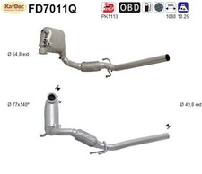 ✅ Ruß-Partikelfilter für Seat, Skoda, VW, 1.9 TDI, 66/74/77kW, Silizium, Euro 4