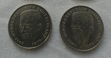 2x 2 DM Deutsche Mark Münze