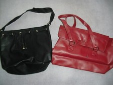 2x Taschen Schultertasche H&M blau Daniel Hechter rot Damen Mädchen