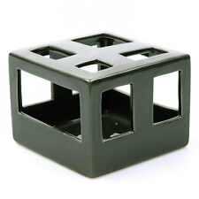 Dekoobjekt Vase grün eckig im