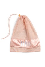 Bloch große Netz Kordelzug Spitze Schuh Tanzschuh Tasche A327 pink