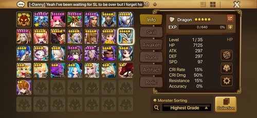Summoners war starter ld5 - war, eu