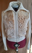 Damen Strickjacke mit Kunstpelz GIL BRET Gr. 38