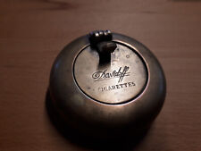 Davidoff Messing Aschenbecher  Zigarette Tabak Alt