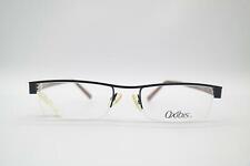 Vintage Oxibis WAX 02 Blau Braun Halbrand Brille Brillengestell eyeglasses NOS