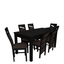 Essgruppe Sitzgruppe Z19 Tisch S18L 80x160x200 6x Stühle K61 Esszimmer-Set