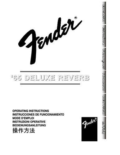 Operating instructions guitar - -operating,