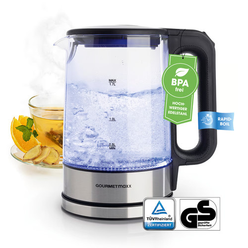 Gourmetmaxx led wasserkocher - led,