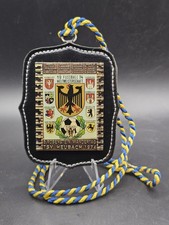 Fussball WM 1974 Deutschland Medaille Plakette FIFA