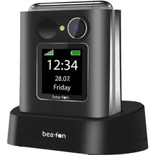 Beafon Fold10 LTE Klapphandy schwarz-silber (2. Wahl)
