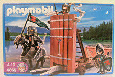 Playmobil Raubritter mit Geschütz 4869 von 2009 Neu & OVP Ritterburg Kanone