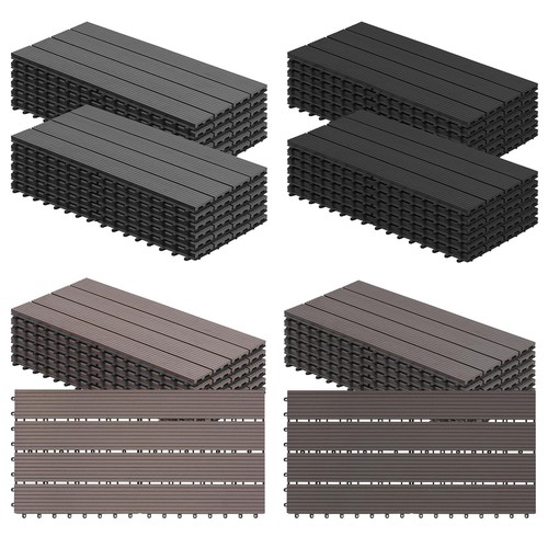 Wpc terrassenfliesen 2m - wpc, 1㎡/2m²