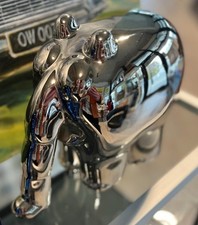 Otto Waalkes Skulptur- Ottifant in Blau und Silber