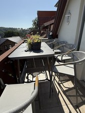 Gartenbarset Grau NEU Allonso Von Bessagi Garten Mit Kissen