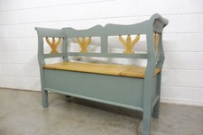 Truhenbank in weichholz Hell