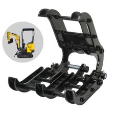 Greifer Anbaugerät für 1-1,5 Ton Minibagger Kleinbagger Holzgreifer Forstzange