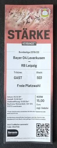 Ticket bundesliga 2019 - ticket, 2019/20
