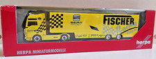 Herpa MAN TGA XXL SZ LKW Fischer Racing Team HO 1:87 Modellauto sehr gut OVP