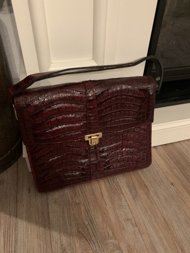 Vintage lederhandtasche - vintage,