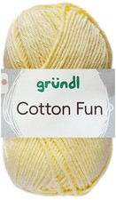 50 Gramm Gründl Wolle Cotton Fun Farbauswahl