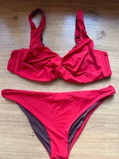 Bikini Calzedonia Rot Gr. 38 Cup D Bügel Unterschedlich tragbar