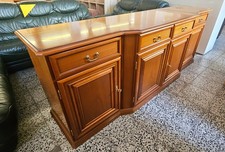 Sideboard 4-türig mit vier Schubkästen glänzend kirschbaum (gebraucht)