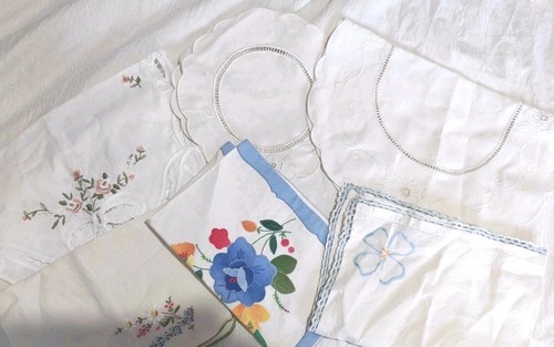Vintage bestickte leinen und - vintage,